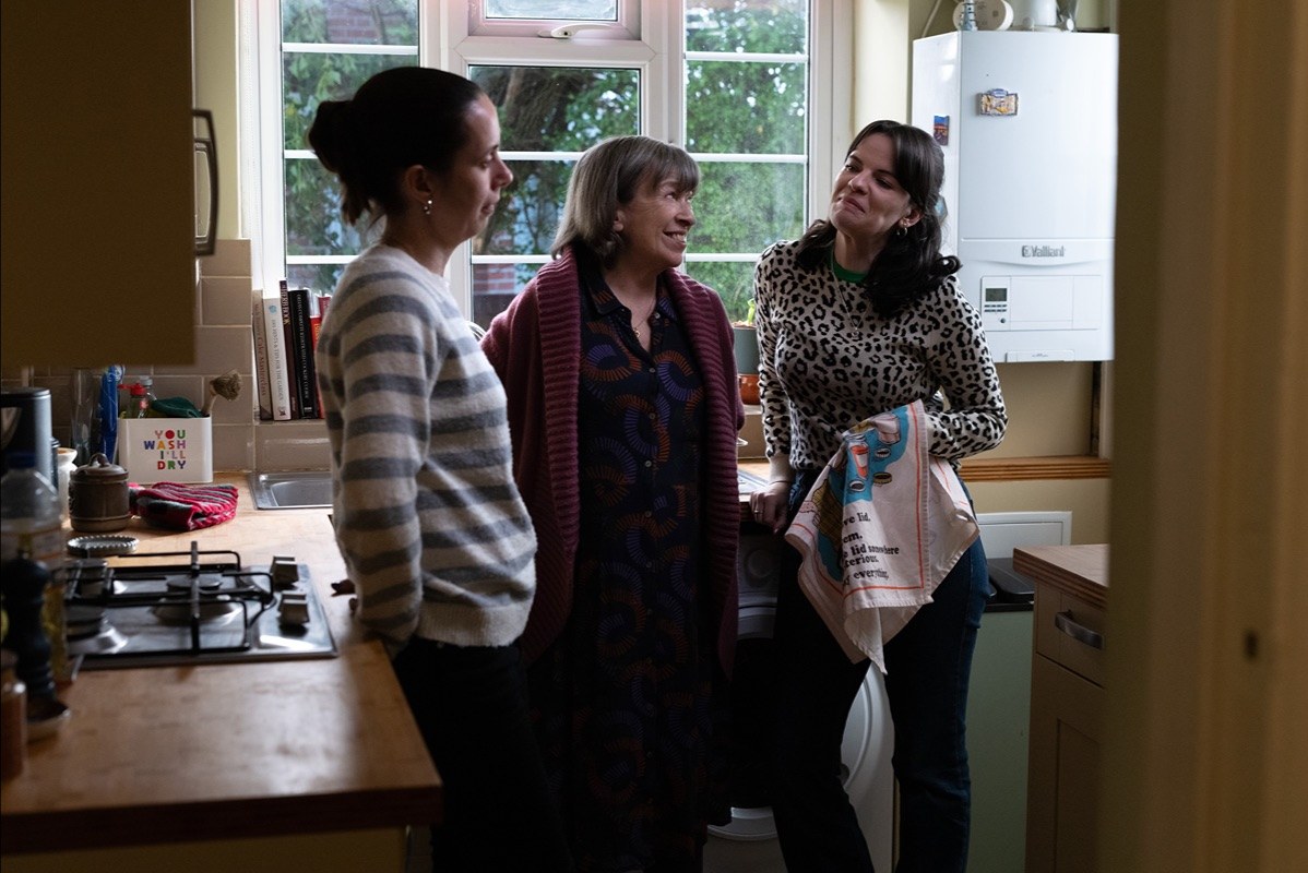 A scene from Mike Leigh’s Tender Loving Care